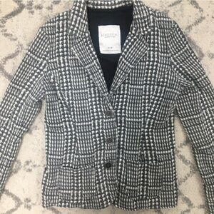 Aeropostal Grey and white blazer jacket women’s medium M​​​